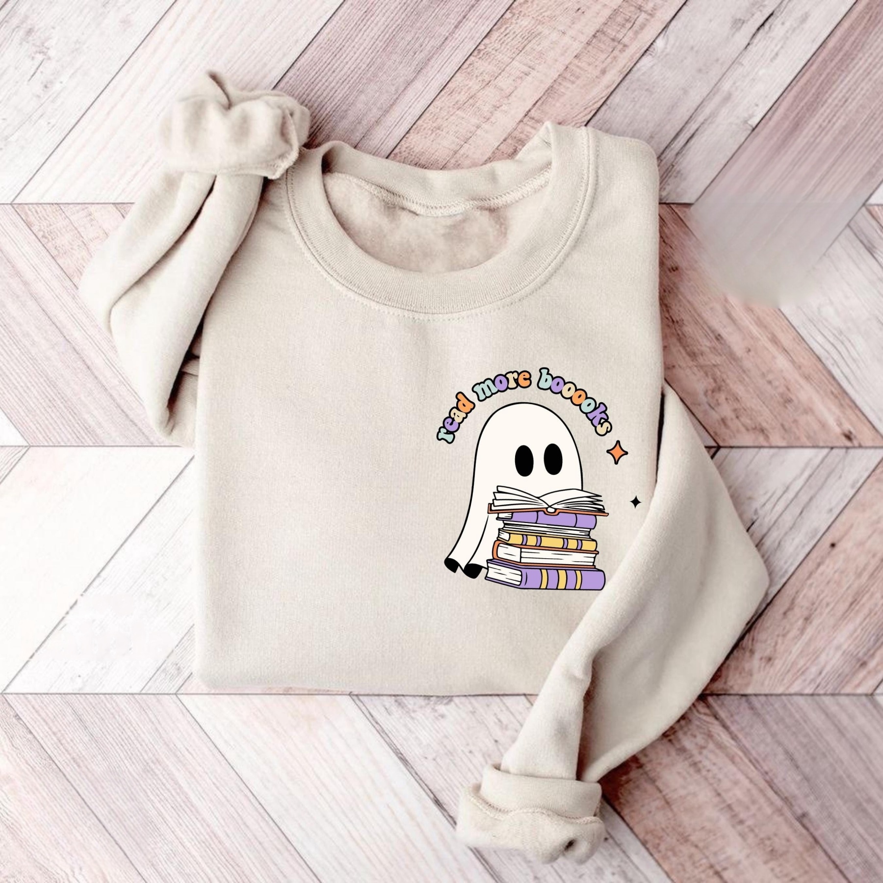 Ghost Reading Sweatshirt