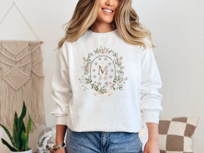 Floral Women's Religious Sweatshirt