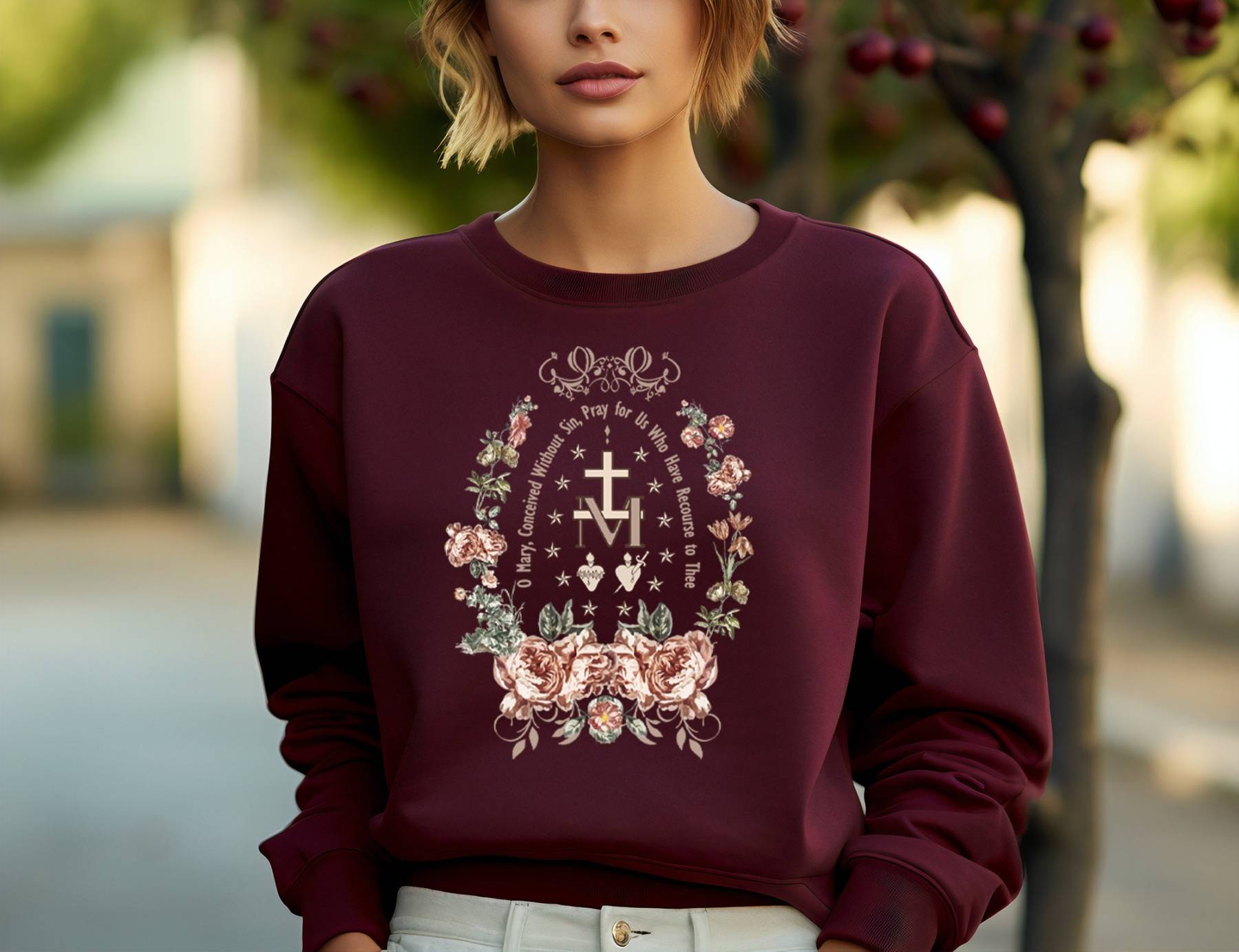 Magic Medal Flower Sweatshirt