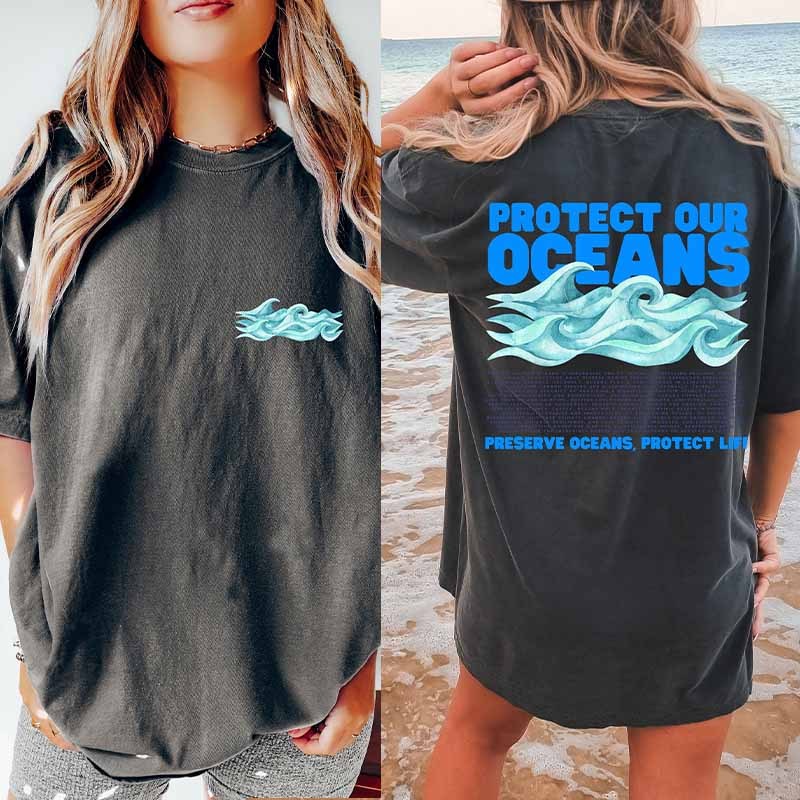 Protect Our Ocean  Beautiful T-Shirt-carlalin