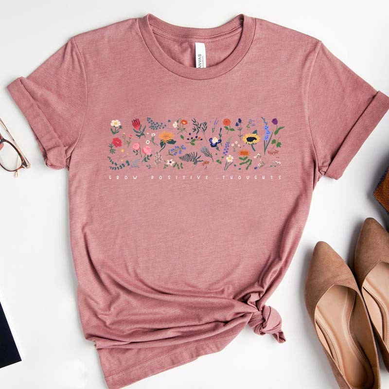  Wild Flowers And Gift for Women T-shirt Best Friend Gift