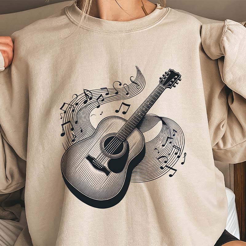 Guitar & Music Lover Sweatshirt