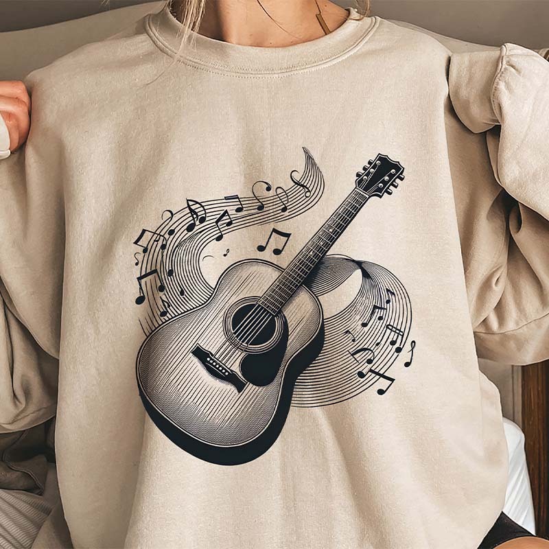 Guitar & Music Lover Sweatshirt