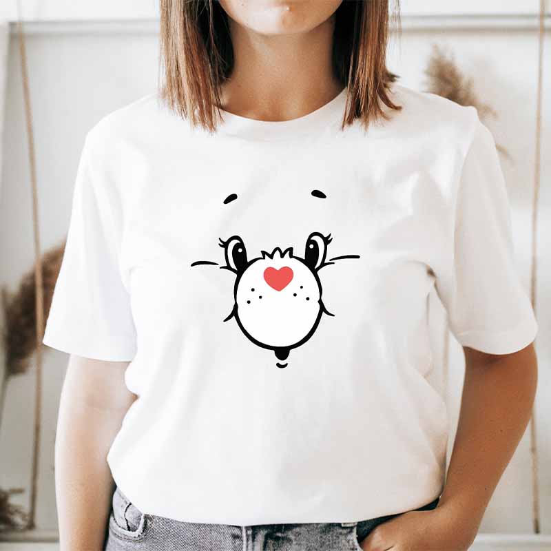  Animal Cute Bear Face T-Shirt