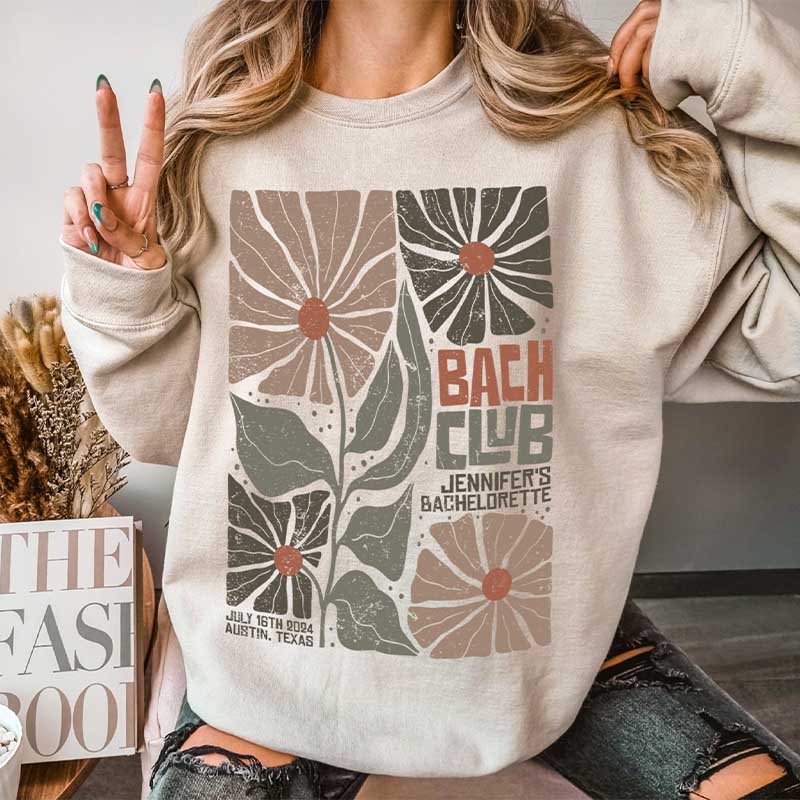 Bach Club Floral Bridal Party Sweatshirt-carlalin