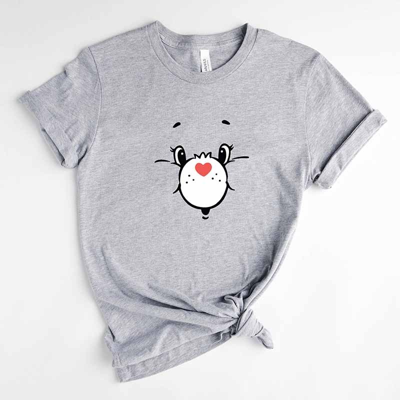  Animal Cute Bear Face T-Shirt