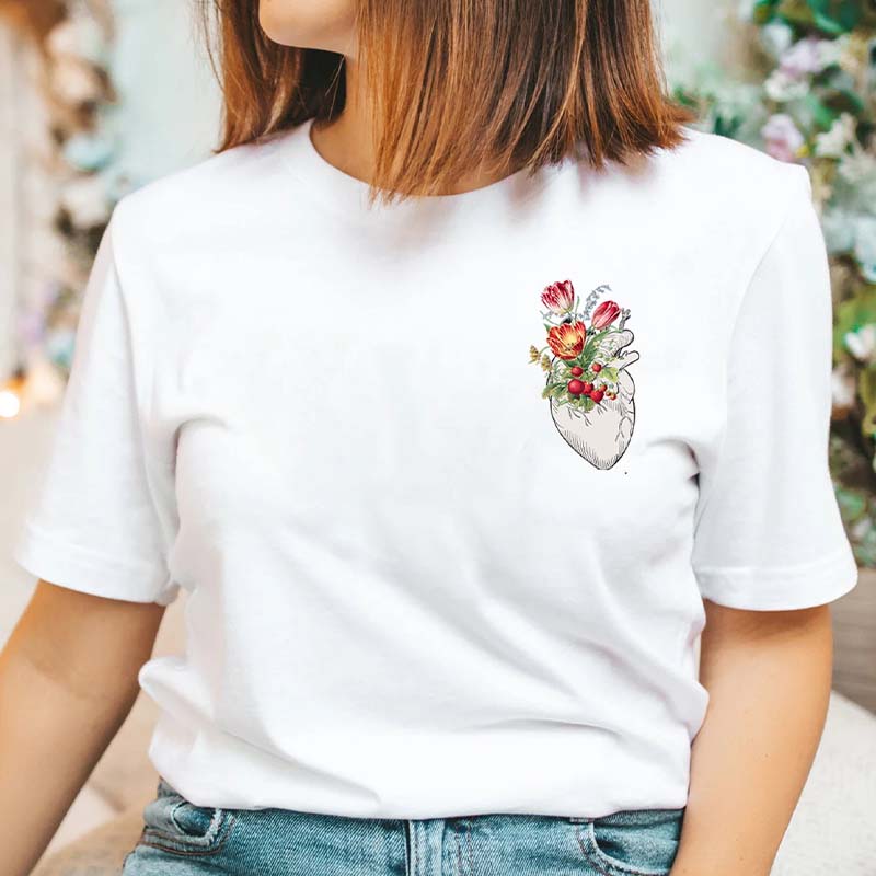 Pocket Heart And Heart Health T-Shirt