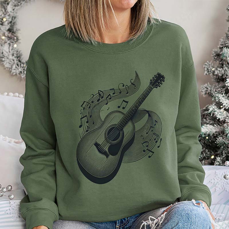 Guitar & Music Lover Sweatshirt
