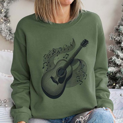 Guitar & Music Lover Sweatshirt