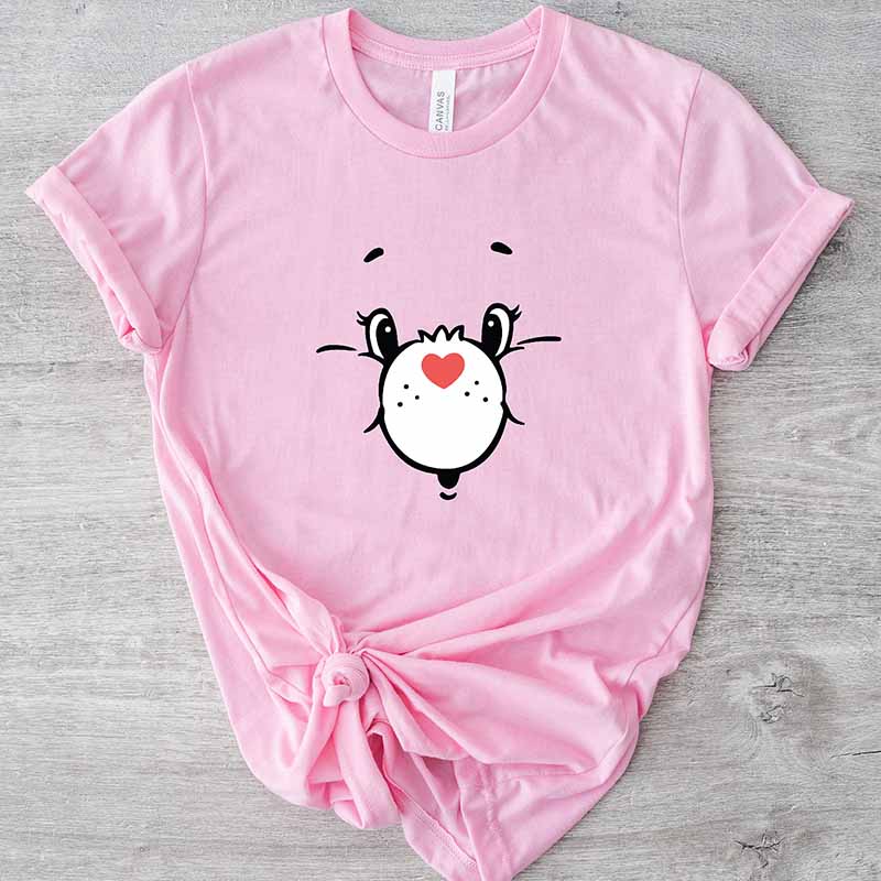  Animal Cute Bear Face T-Shirt