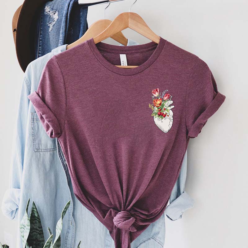 Pocket Heart And Heart Health T-Shirt