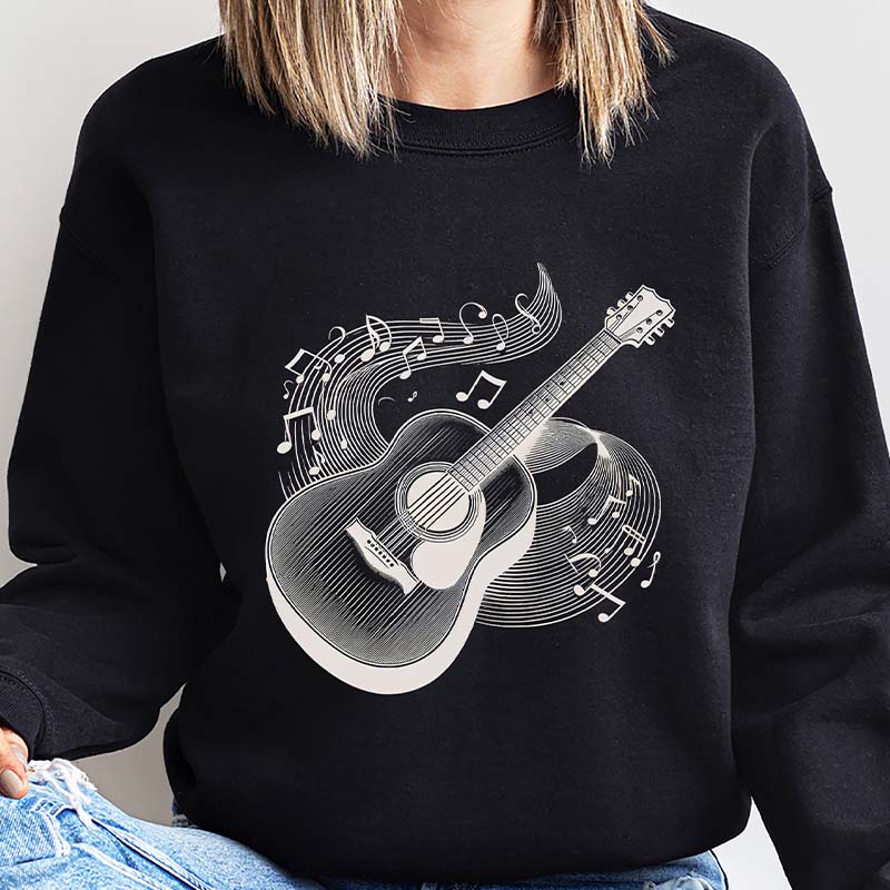 Guitar & Music Lover Sweatshirt