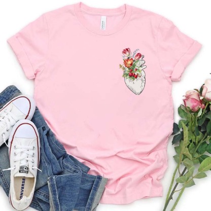 Pocket Heart And Heart Health T-Shirt