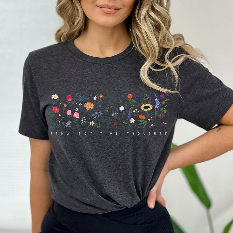  Wild Flowers And Gift for Women T-shirt Best Friend Gift