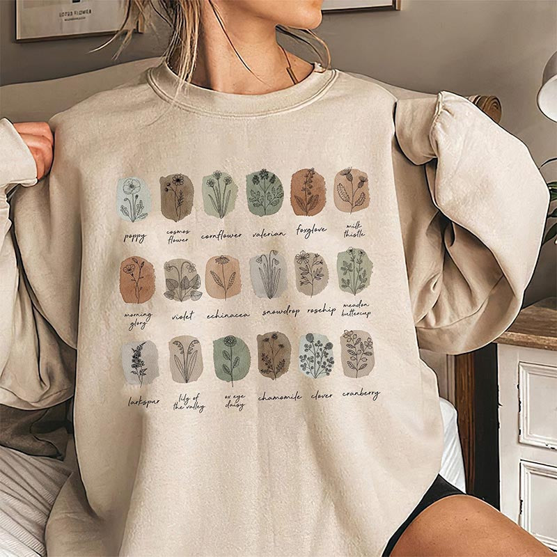Botanical Floral Gardener T-Shirt-carlalin