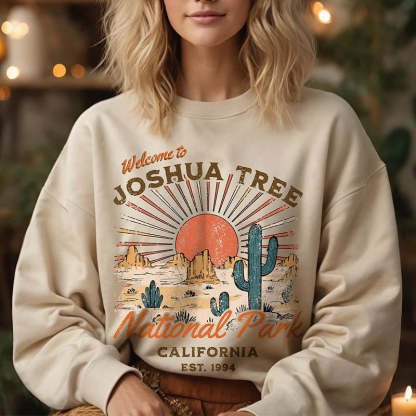 Joshua  National Park Hiking Sweatshirt-carlalin