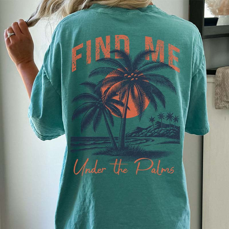 Beach Summer Tropical T-shirt-carlalin