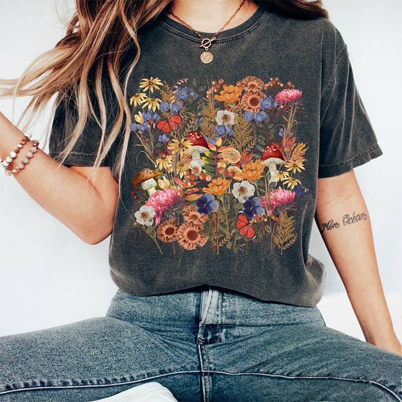 Spring wildflower Nature Lover T-Shirt-carlalin