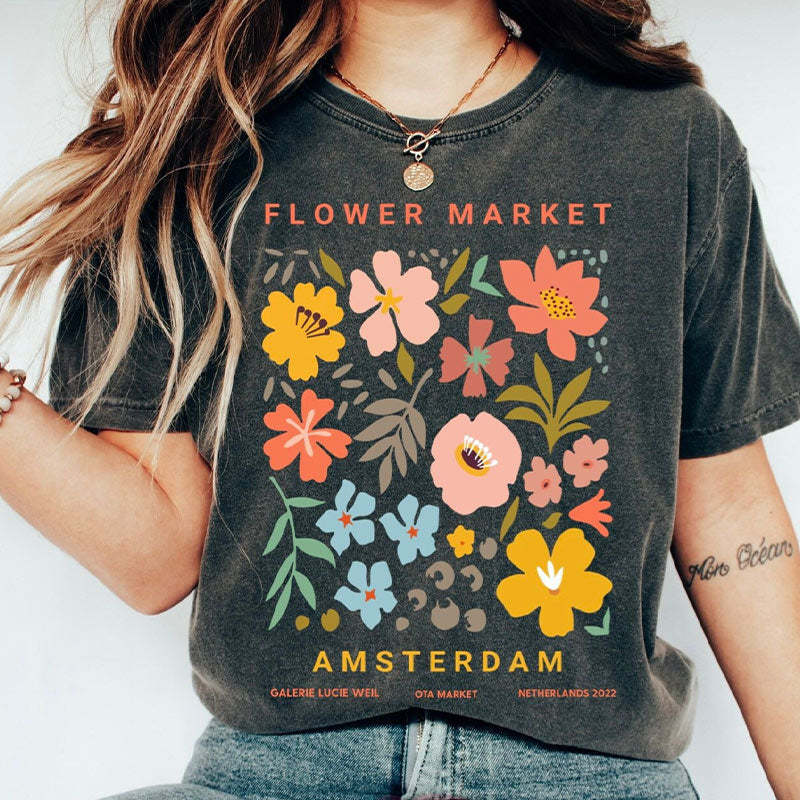 Wildflower Best Friend Gift T-Shirt-carlalin