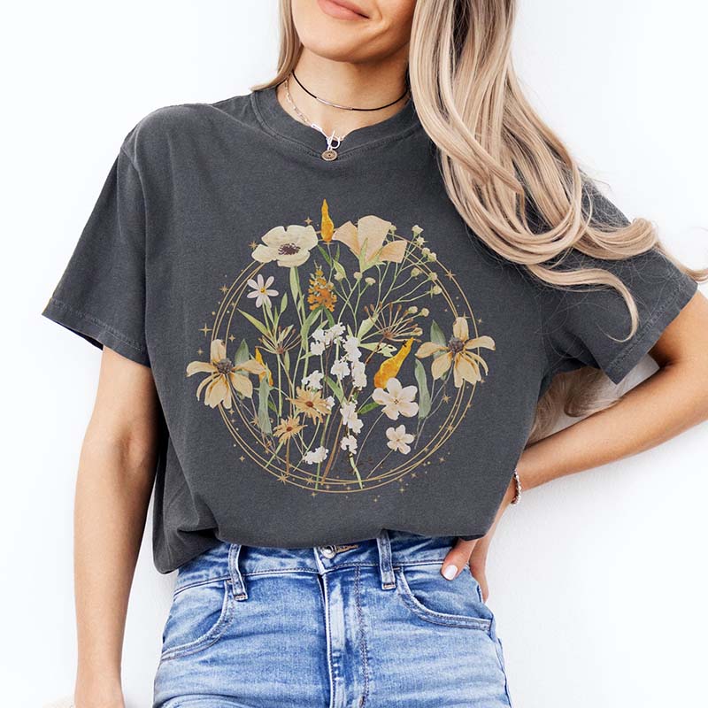 Wildflowers Comfort Colors Gift T-Shirt-carlalin