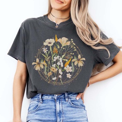 Wildflowers Comfort Colors Gift T-Shirt-carlalin