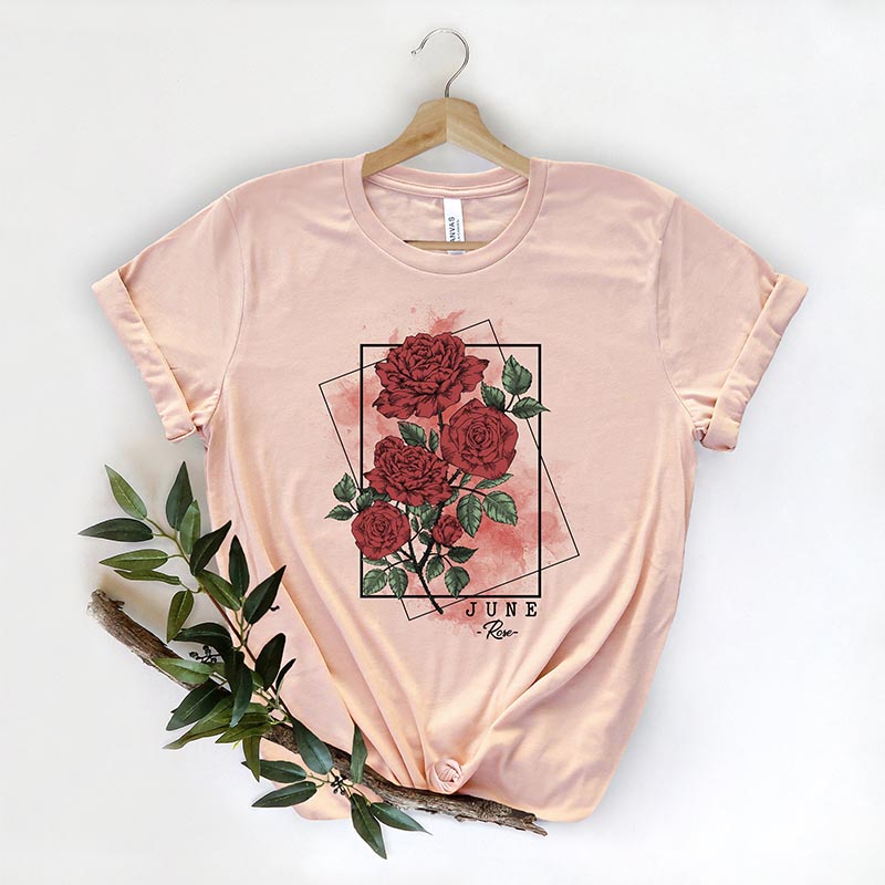 Rose Flowers Floral Gifts T-Shirt-carlalin
