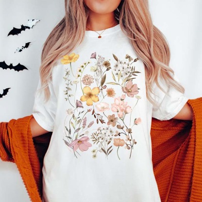 Flower Gift for Vanilla Girl T-Shirt-carlalin