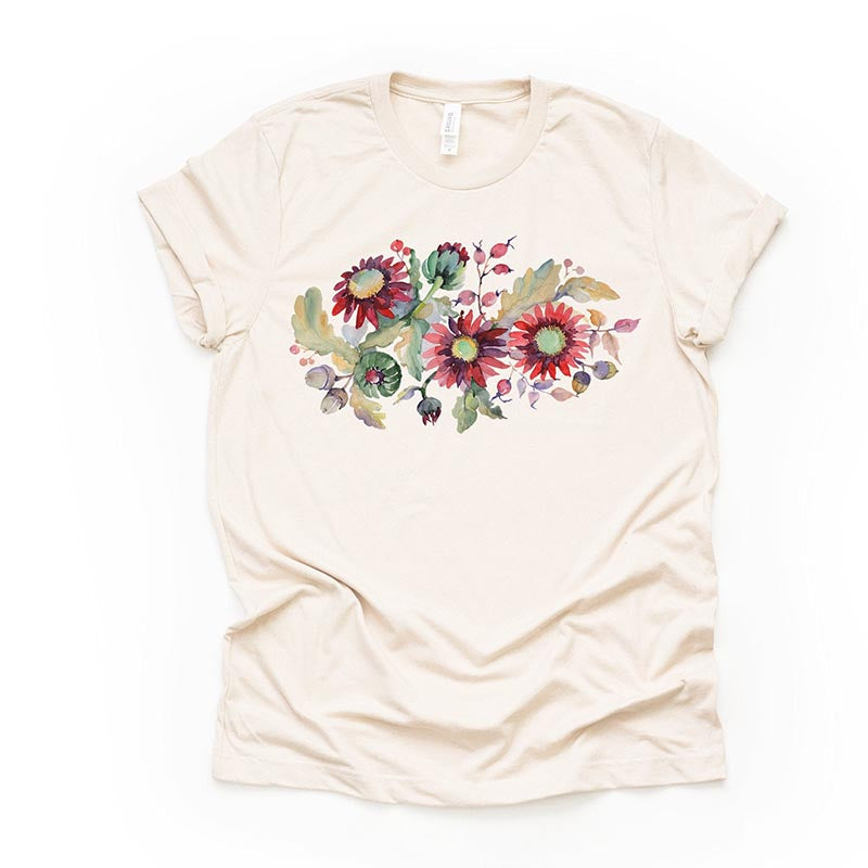 Beautiful Red Sunflowers T-Shirt-carlalin