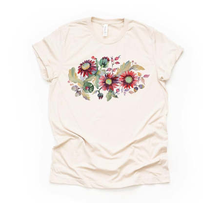 Beautiful Red Sunflowers T-Shirt-carlalin