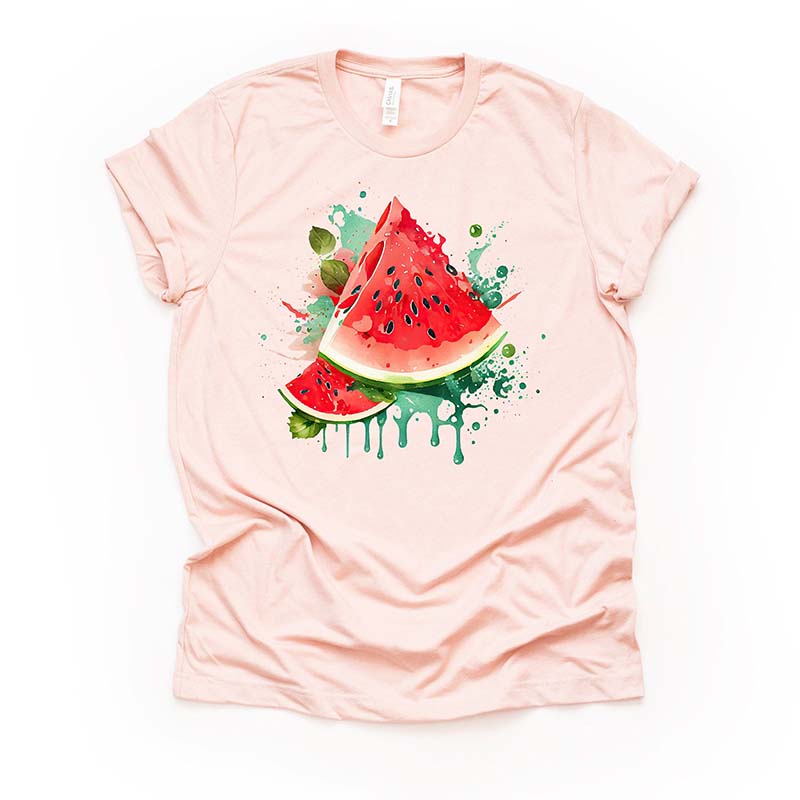 Summer Watermelon Slices T-Shirt-carlalin