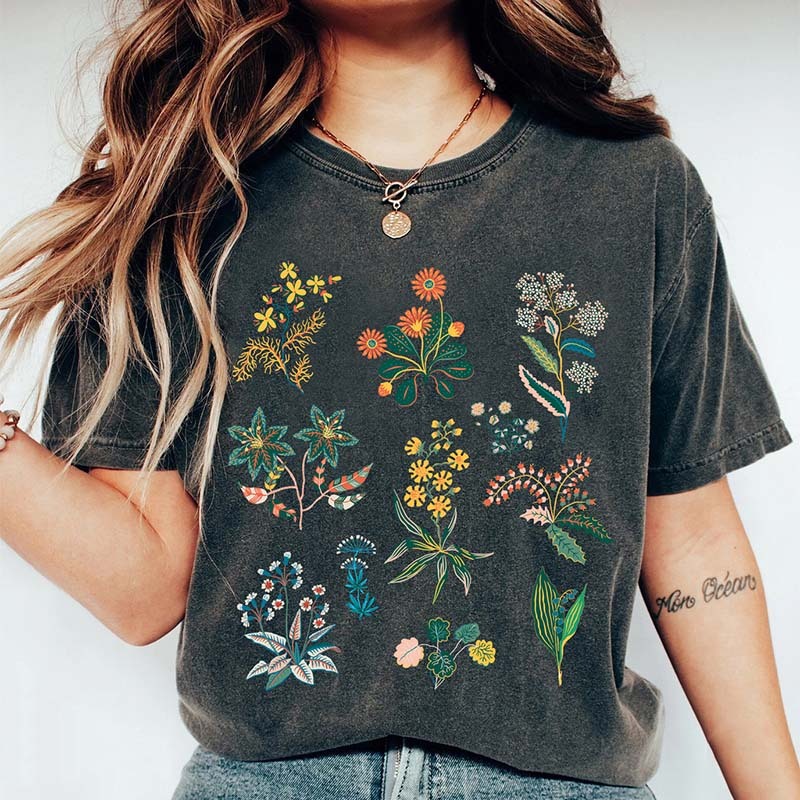 Best Friend Gift Wildflower T-Shirt-carlalin