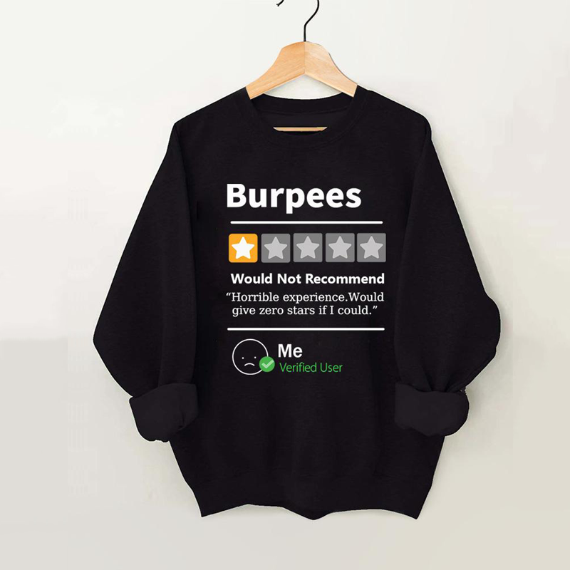 Burpees Reviewed Vintage Gym Sweatshirt-carlalin