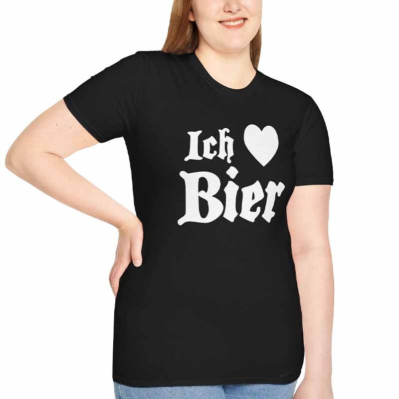 Ich Heart Bier Funny Octoberfest  T-Shirt-carlalin