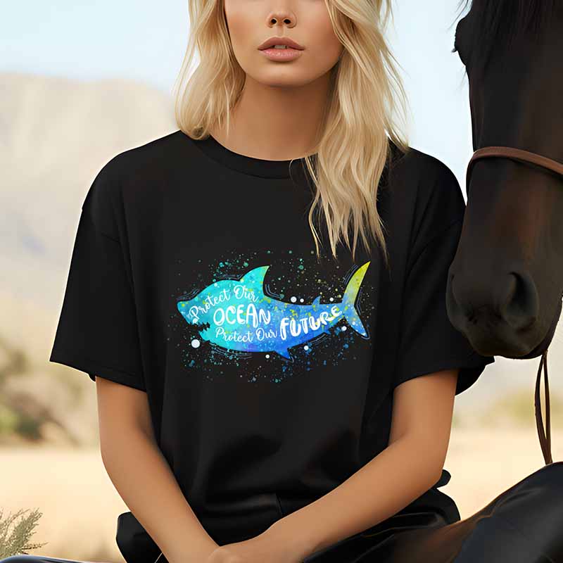 Protect Oceans of Kind Vibes T-Shirt-carlalin