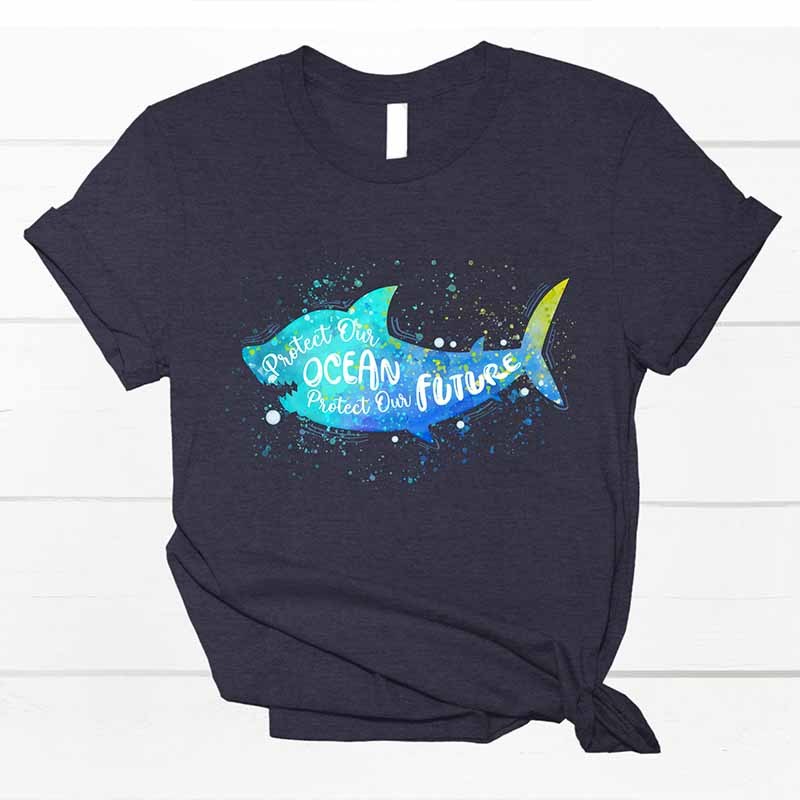 Protect Oceans of Kind Vibes T-Shirt-carlalin