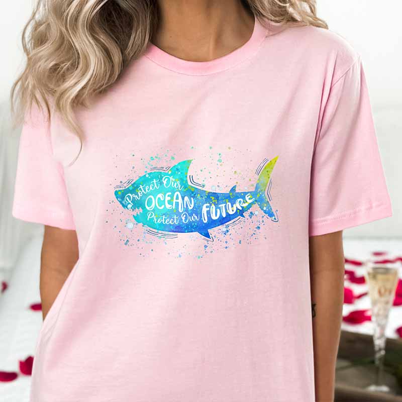 Protect Oceans of Kind Vibes T-Shirt-carlalin