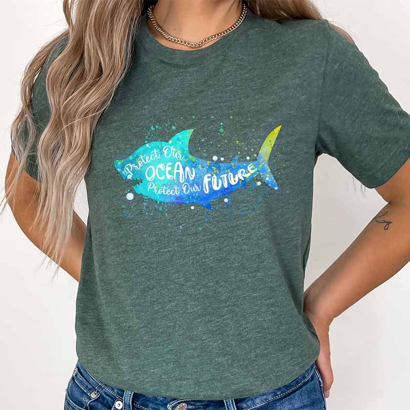 Protect Oceans of Kind Vibes T-Shirt-carlalin