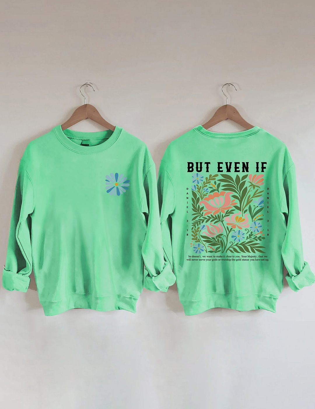 But Even If Boho Christian Sweatshirt-carlalin