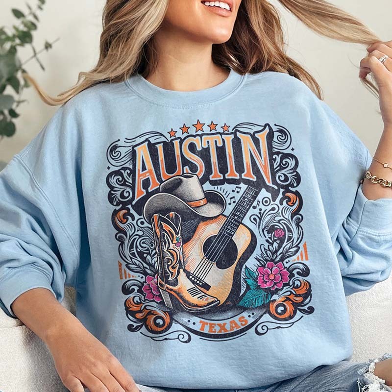 Austin Bachelorette Wild West Cowgirl Country Music Sweatshirt