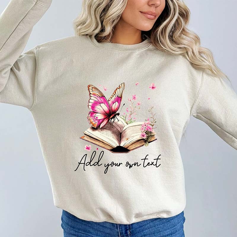 Personalized Reading & Book Lover Sweatshirt