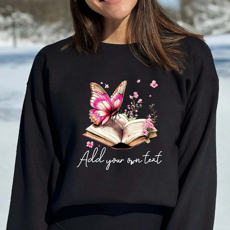 Personalized Reading & Book Lover Sweatshirt
