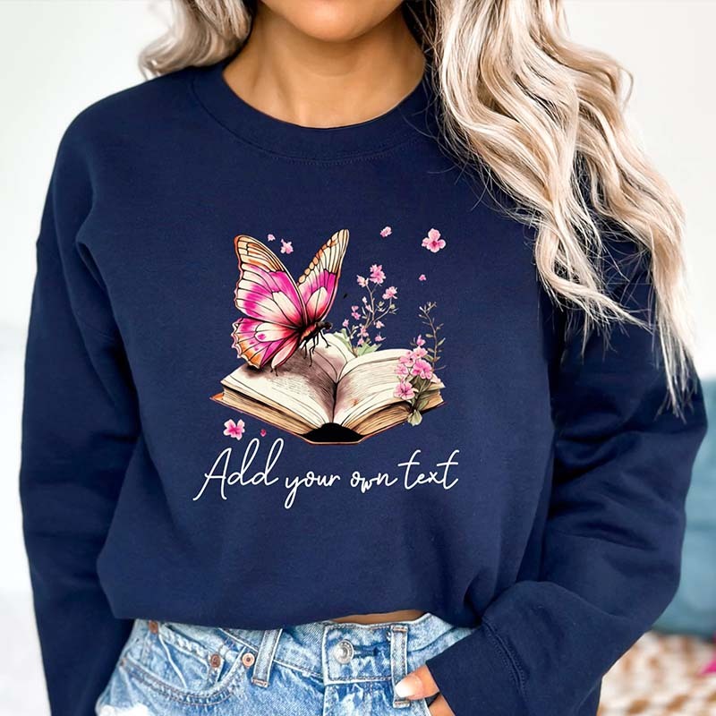 Personalized Reading & Book Lover Sweatshirt