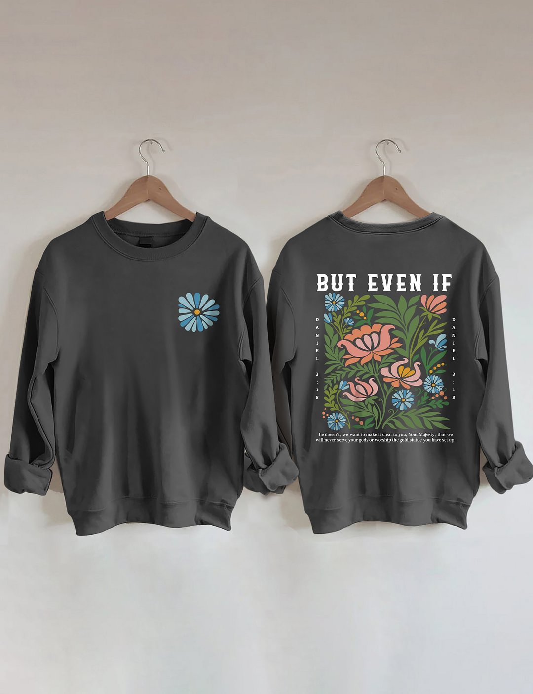 But Even If Boho Christian Sweatshirt-carlalin