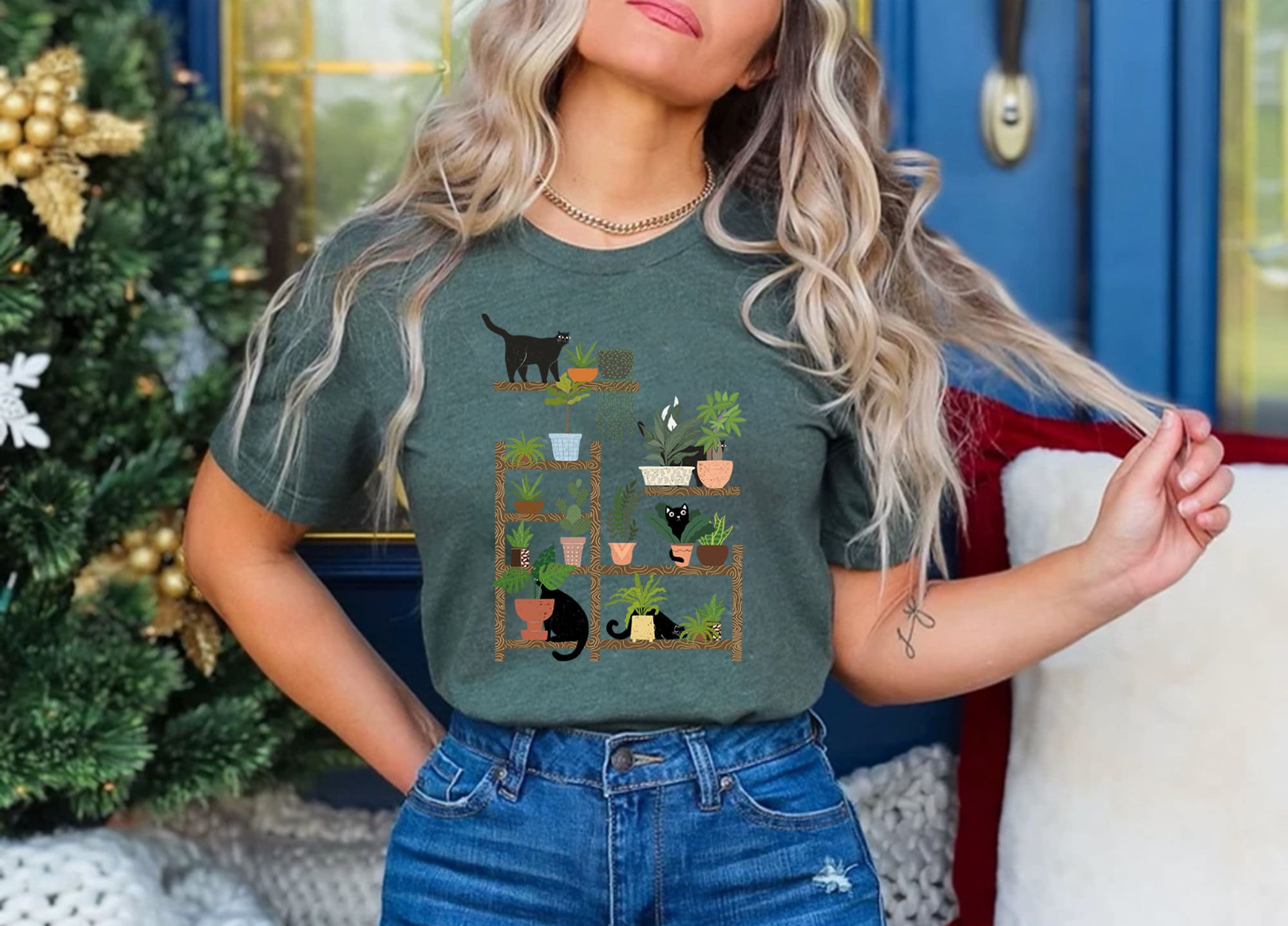 Cats and Plants Shirt