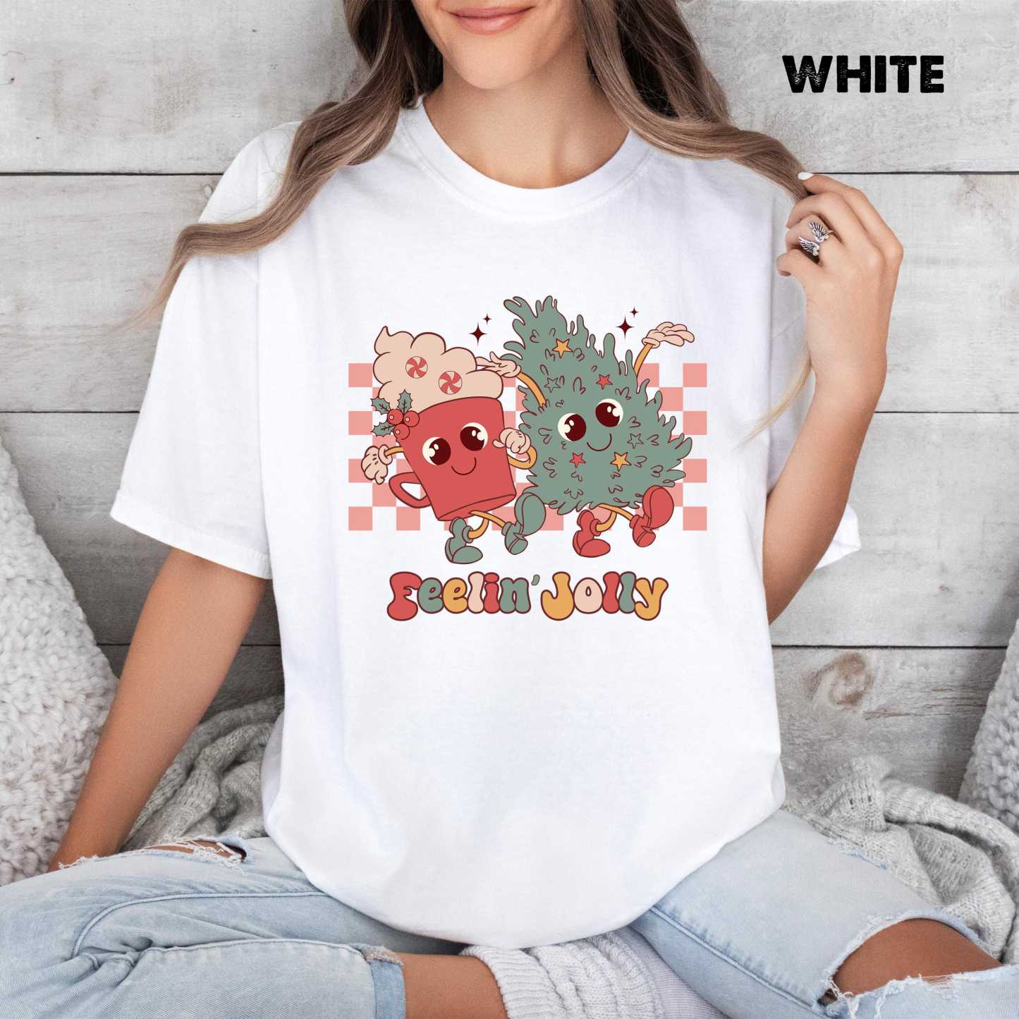 Feelin' Joy Christmas Comfort Colors Shirt