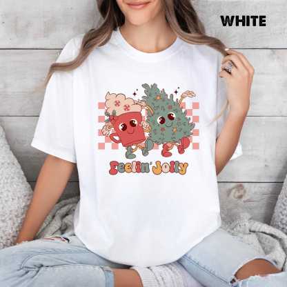 Feelin' Joy Christmas Comfort Colors Shirt