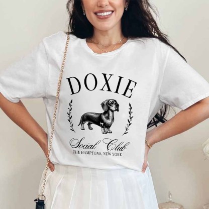 Custom Dachshund And Mini Doxie T-Shirt