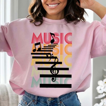  Music Lovers & Music Gift Sweatshirt