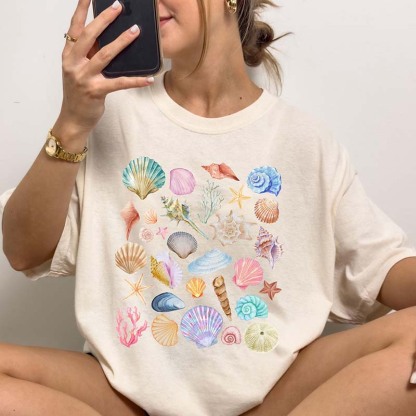 Beach Lover Cute Summer T -Shirt-carlalin