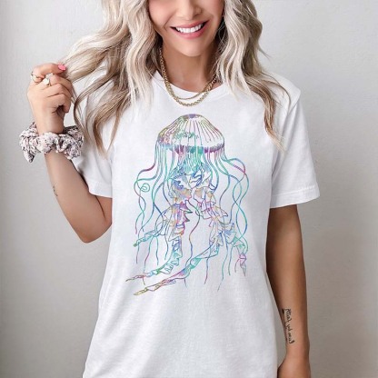 Protect Ocean Of Jellyfish T-Shirt-carlalin